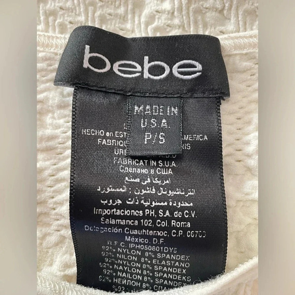 🤍 Bebe Body Fit Top sz SP - Picture 6 of 7